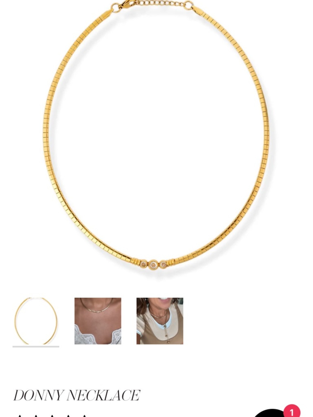 Bracha Donnie Necklace - Picture 3 of 3